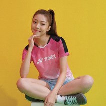 요넥스 221TS018F 배드민턴 여성 반팔 티셔츠 핑크