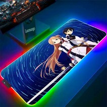소드 아트 온라인 데스크 프로텍터 마우스 패드 Rgb 게임 대형 게이머, 19 FC02273_02 300x600x3mm