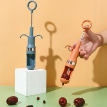 대추씨 제거기 대추씨 올리브씨 빼는 기계 도구, 블루, 1개