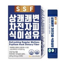 순수식품 상쾌한 쾌변 차전자피 식이섬유 100% 1박스(30포) 분말 가루 장운동 건강기능식품, 30개, 4.8g