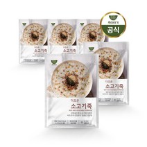 죽이야기 더조은 소고기죽 350g X 5팩, 단품
