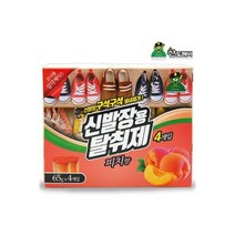 산도깨비 신발장용 탈취제 피치향 4입 방향제