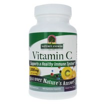 네이쳐스앤서 비타민 C 1000mg 베지테리안 캡슐 비건 글루텐 프리 100개입 1개