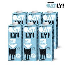 [오틀리] 스웨덴 귀리우유 1L 6팩 (1박스), 바리스타 1L 6팩