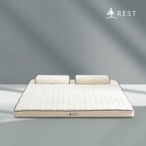레스트 통몰드 천연라텍스 토퍼 매트리스 7.5cm 킹