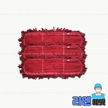 리엔마켓 적색 기름걸레 리필용 120cm 3장, 3개