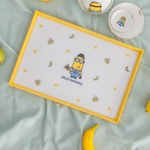 나skswint_미니언즈 트레이(대) 서빙 예쁜쟁반 사각 주방용품 플라스틱 인테리어 캐릭터♥winters, ♥나누리겨울!