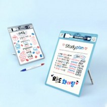 이젤 화이트보드 메모보드판 디자인보드 매직보드 이젤화이트보, 타입:블루
