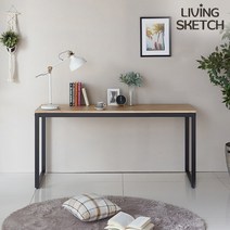 [리빙스케치]루칼 1500 책상 테이블 네츄럴 국내제작 컴퓨터 학생용 제주도 배송협의, 1500 멀바우