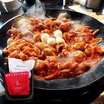 [부산 얼짱쭈꾸미] 쭈꾸미밀키트 490g, 단품
