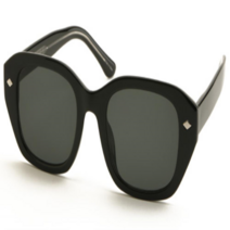 남녀공용 커플 여행 휴가 뿔테 선글라스