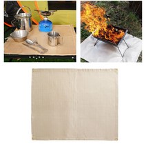 톡톡마켓 야외 야영 BBQ 취사 용품 방염천 방열 시트 M 80x60