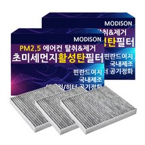 모디슨 PM2.5 초미세먼지 자동차 활성탄 에어컨필터 차량용품 1개입, 1개, 기아 모하비 M.013