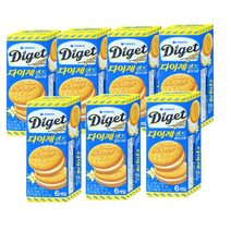 오리온 다이제 밀크크림 샌드, 70g, 7개