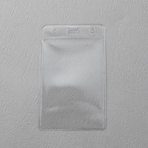 문구존 투명 명찰케이스 10p세트(세로형) 명찰 사원증 신분증 명찰목걸이 명찰케이스 신분증케이스 사원증케이스 신분증목걸이 사원증목걸이