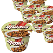 농심 짜파게티 짜장라면 큰사발 큰컵 123g 16개 한박스