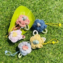 [바보사랑] 새활용 양말목공예 5인수업세트 꽃머리끈 만들기, 상세 설명 참조, 상세 설명 참조