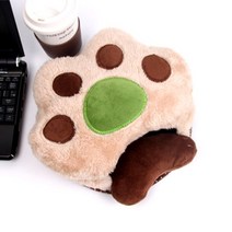 아기곰 손바닥 USB 온열 마우스 패드, 브라운, 본상품선택