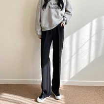 BLANC#_모먼트 와이드 원터슬랙스_팬츠