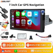 블루투스 카플레이 어댑터 1 din car radio 범용, 2g 32g AI 캠8
