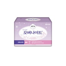 유한킴벌리 좋은느낌 코텍스 오버나이트 10P 생리대, 10개입