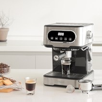 [리큅] 2IN1 디지털식 커피머신 LCM-20BF03BK, 단품