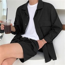 조군샵 베니체 린넨 포켓남방 SH3175