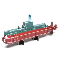 퍼즐피플 3D종이/우드락 입체모형퍼즐, 잠수함 우드락 3D 입체퍼즐, 31p