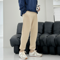 코튼 데일리 특양면 스웻 트레이닝 남자 밴딩 조거팬츠