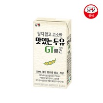 남양 달지 않고 고소한 건강한두유 GT 플레인, 190ml, 16팩