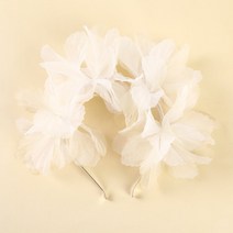 Haimeikang 깃털 머리 장식 부활절 축제 할로윈 카니발 파티 패션 헤어 밴드 댄스 공연 액세서리