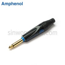 암페놀 TM1PB-AU 납땜용 6.3mm(TS) 사일런트 플러그