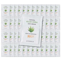 아요델 알로에베라 선크림 1회용파우치 5ml x 50매 등