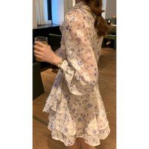 꽃무늬원피스 상견례옷차림 결혼식하객룩 키작녀 청 트렌치 원피스 아나운서 아이유 서른아홉손예진옷 신사와아가씨조사라옷 97