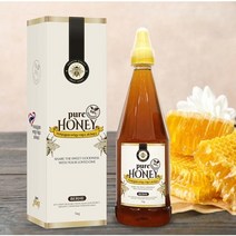 목청꿀 천연꿀 BERNE 태국 치앙마이 자연산꿀 Pure Honey 1kg 1병, 1개