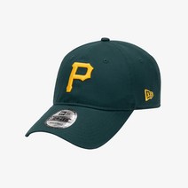 [국내정식매장] 뉴에라 모자 남녀공용 MLB 베이직 피츠버그 파이어리츠 언스트럭쳐 볼캡 그린 13549155