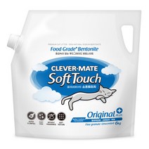 NEW 클레버메이트 소프트터치 오리지날 플러스 6kg 2포 고양이모래, 단품, 선택완료