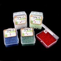 이누잇 칼라 원형구슬 3mm-6mm (대용량 600개), 6mm(야광／400개)