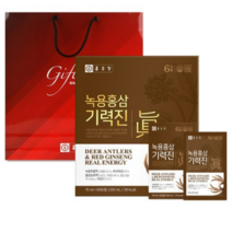 종근당 녹용 홍삼 기력진 70ml x 30p + 쇼핑백 세트, 29세트
