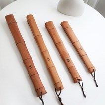 살구나무 죽비 4size 목 어깨 등 마사지 근막이완 혈액순환 국산 죽비자, 35cm, 1개