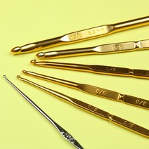 니트러브 튤립 금속 양쪽 코바늘(레이스&모사용), 10/0