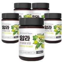 암라 추출 분말 비타민C 인디안구스베리 120g 5통, 없음, 5개