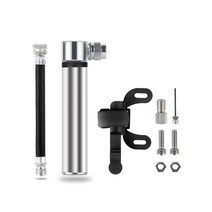 자전거 공기 펌프 120psi 손 인플레이션 타이어 팽창기 알루미늄 합금 자전거 타기 공 압축기 액세서리 블랙, 03 Silver