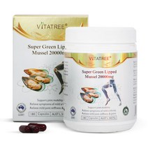 VITATREE Super Green Lipped Mussel 비타트리 호주 슈퍼 초록홍합 관절 무릎 20000mg 180정