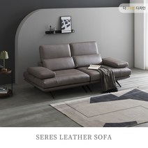 3.5인가죽소파 천연소가죽 리프트기능 세레스, 아쿠아그린, 4인 일자, 천연이태리소가죽