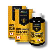 힐링팩토리 슈퍼로얄 프로폴리스 아연 1000mg 180캡슐 2박스