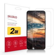 스코코 갤럭시 S22 무반사 AR 코팅 액정보호필름 2매, 1세트