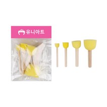 유니아트 2000 도장찍기스펀지 3번, 2개