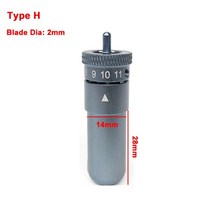 페이퍼커터 재단기 라운더 책절단기 커팅기 커터 1pc 실루엣 카메오 초상화 blade hoder roland graphtec cb09 15 skycut mimaki liyu, H를 입력