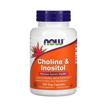 나우푸드 콜린 이노시톨 100베지캡슐 Choline Inositol 스테아르산